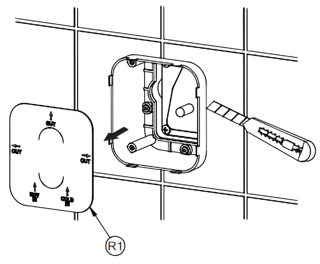 how-to-install-a-shower-mixer-valve-wall-mounted-bravat-gold-shower